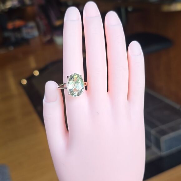 Arogonite RING by "Djoy"! STERLING SILVER, Size 9, NWOT. - Picture 5 of 10